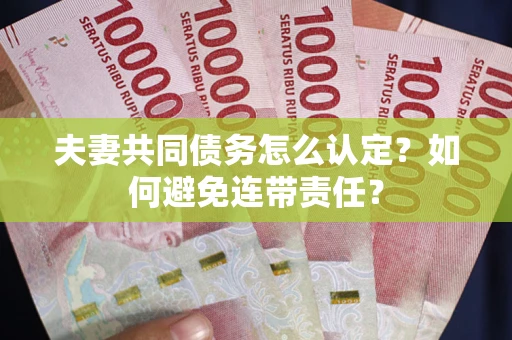 武汉夫妻共同债务怎么认定？如何避免连带责任？