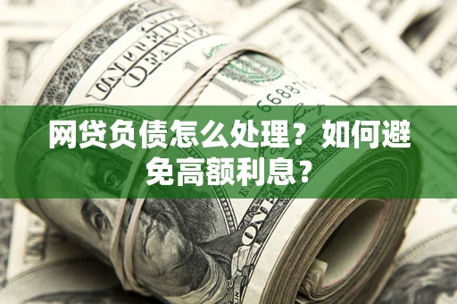 武汉网贷负债怎么处理？如何避免高额利息？