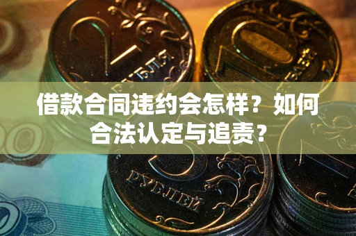 武汉借款合同违约会怎样？如何合法认定与追责？