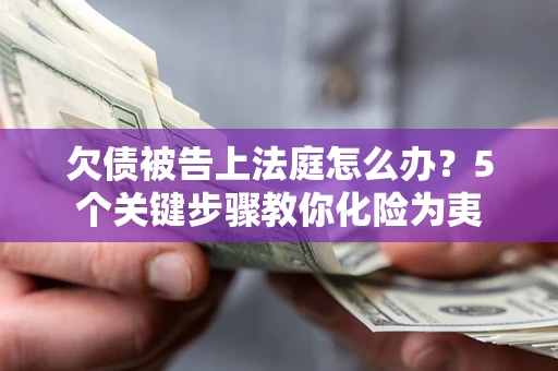 武汉欠债被告上法庭怎么办？5个关键步骤教你化险为夷